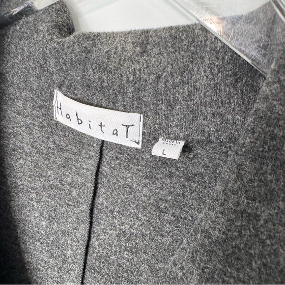 Habitat Felted Charcoal Vest/Dresss sizr Largr 2206 - Picture 2 of 3